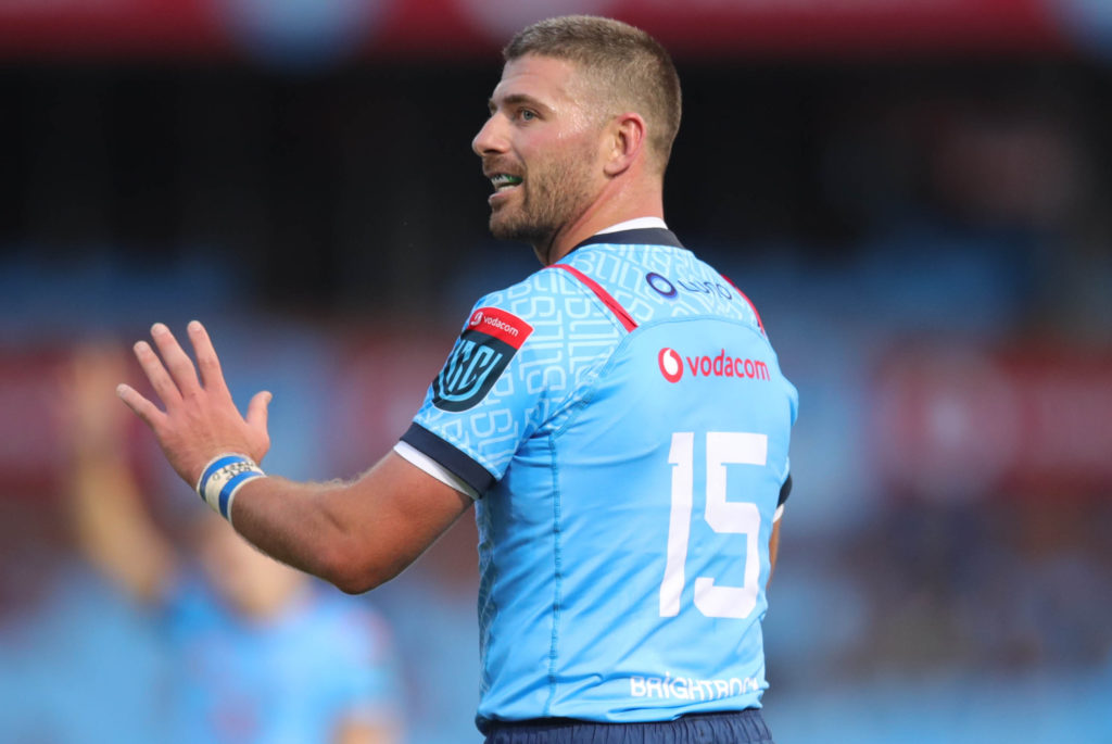 Willie le Roux of the Vodacom Bulls during the 2023 United Rugby Championships match between Bulls and Connacht at Loftus Stadium in Pretoria on 25 November 2023 ©Willie le Roux of the Vodacom Bulls during the 2023 United Rugby Championships match between Bulls and Connacht at Loftus Stadium in Pretoria on 25 November 2023 ©Samuel Shivambu/BackpagePix