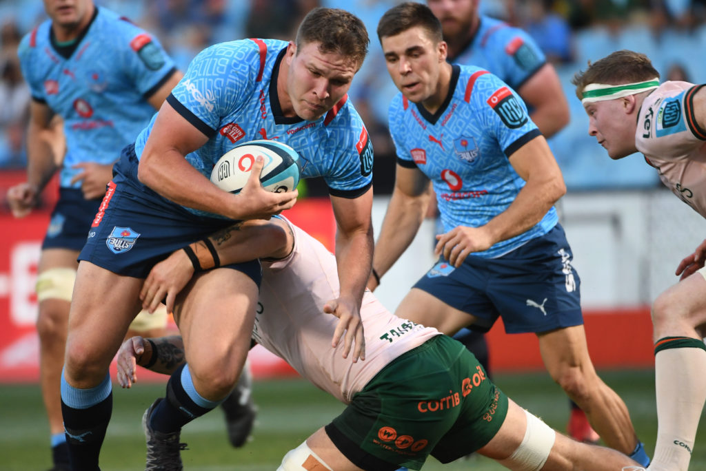 PRETORIA, SOUTH AFRICA - NOVEMBER 25: Jan-Hevndrik Wessels of the Bulls during the United Rugby Championship match between Vodacom Bulls and Connacht at Loftus Versfeld on November 25, 2023 in Pretoria, South Africa. (Photo by Lee Warren/Gallo Images)
