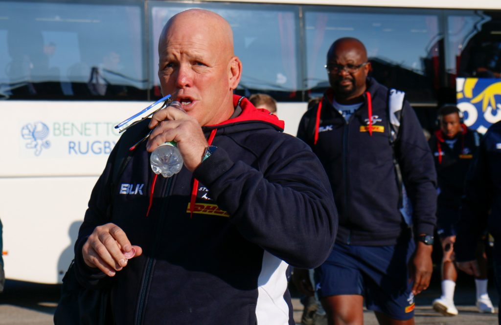 Mandatory Credit: Photo by Alfio Guarise/INPHO/Shutterstock (14204695h) Benetton Rugby vs DHL Stormers. Head Coach DHL Stormers John Dobson arrives BKT United Rugby Championship, Stadio Monigo, Treviso, Italy - 11 Nov 2023