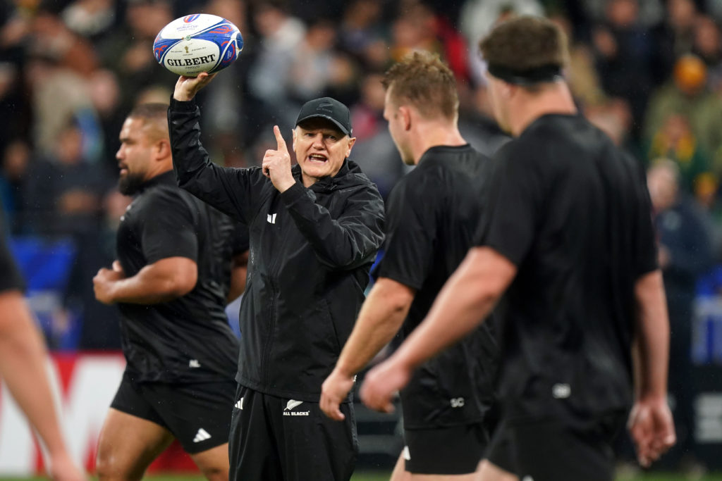 Photo: BackpagePix New Zealand assistant coach Joe Schmidt ahead of the Rugby World Cup 2023 final match at the Stade de France in Paris, France. Picture date: Saturday October 28, 2023.