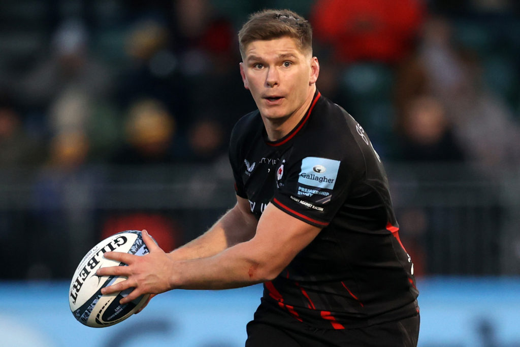 Saracens' Owen Farrell during the Gallagher Premiership at StoneX Stadium, London. Picture date: Saturday November 25, 2023. Photo: BackpagePix