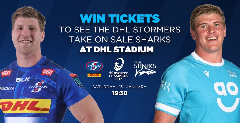 WIN: Tickets to Stormers vs Sale Sharks!