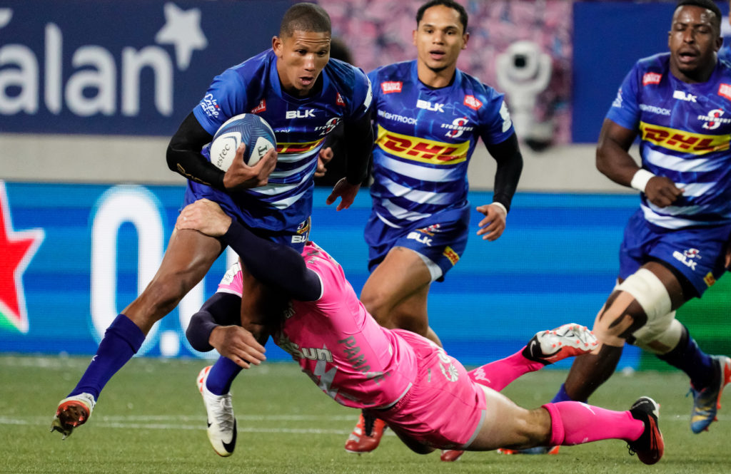 Mandatory Credit: Photo by Dave Winter/INPHO/Shutterstock (14309083ac) Stade Francais Paris vs DHL Stormers. Manie Libbok of DHL Stormers Investec Champions Cup Round 4, Stade Jean Boulin, Paris, France - 20 Jan 2024
