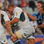 BLOEMFONTEIN, SOUTH AFRICA - MAY 17: CJ van der Linde of the Cheetas in action during the Super 14 match between the Cheetahs and Blue Bulls held at Vodacom Park on May 17, 2008 in Bloemfontein, South Africa. (Photo by Duif du Toit/Gallo Images/Getty Images)
