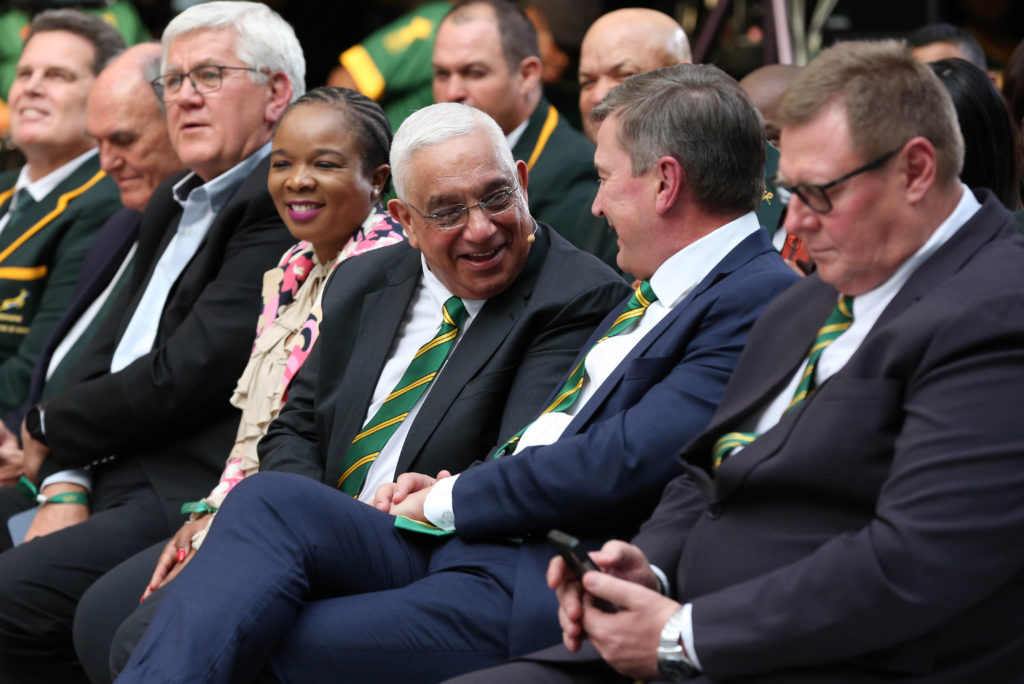 Mark Alexander, SARU President during the Springbok Squad Announcement at MultiChoice City in Johannesburg on 08 August 2023 ©Samuel Shivambu/BackpagePix