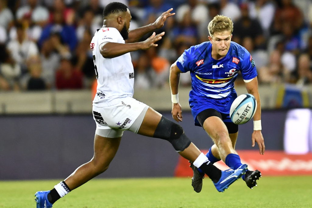 CAPE TOWN, SOUTH AFRICA - DECEMBER 30: Jurie Matthee of the Stormers during the United Rugby Championship match between DHL Stormers and Hollywoodbets Sharks at DHL Stadium on December 30, 2023 in Cape Town, South Africa. (Photo by Ashley Vlotman/Gallo Images)