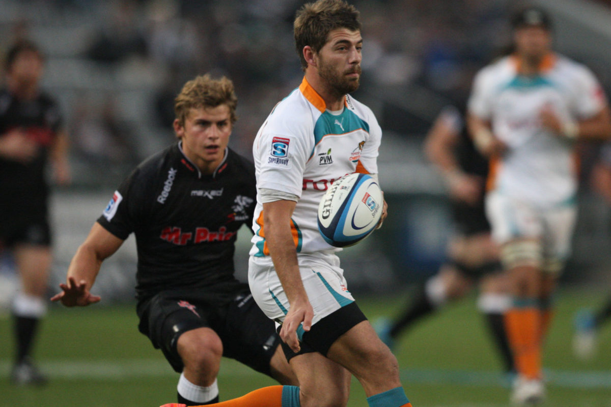 DURBAN, SOUTH AFRICA - JULY 14, Willie le Roux during the Super Rugby match between The Sharks and Toyota Cheetahs from Mr Price Kings Park on July 14, 2012 in Durban, South Africa Photo by Steve Haag / Gallo Images