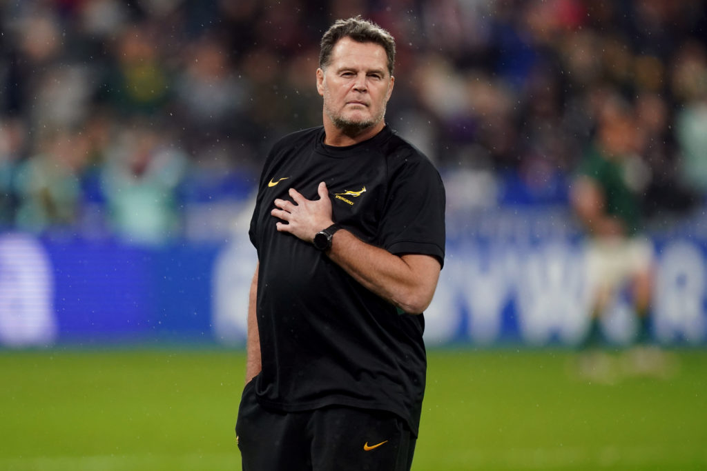 South Africa Director of Rugby, Rassie Erasmus, ahead of the Rugby World Cup 2023 final match at the Stade de France in Paris, France. Picture date: Saturday October 28, 2023. Photo: BackpagePix