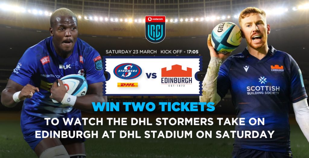 WIN: Tickets to Stormers vs Edinburgh!