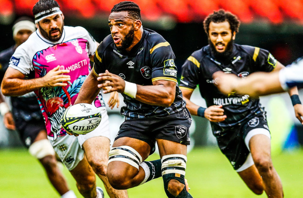 Vincent Tshituka in action for the Sharks