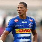 Manie Libbok during the URC match between the Dragons and DHL Stormers at Rodney Parade on 10 May 2024