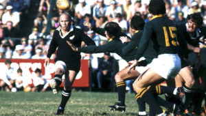 SOUTH AFRICA - UNDATED: Sid Going of New Zealand All Blacks playing rugby in South Africa.. (Photo by Wessel Oosthuizen/Gallo Images)