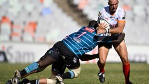 BLOEMFONTEIN, SOUTH AFRICA - MAY 27: Ruan Pienaar of the Toyota Free State Cheetahs during the Currie Cup, Premier Division match between Toyota Cheetahs and Windhoek Draught Griquas at Toyota Stadium on May 27, 2023 in Bloemfontein, South Africa. (Photo by Johan Pretorius/Gallo Images)
