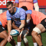 PRETORIA, SOUTH AFRICA - MAY 16: Cameron Hanekom of the Bulls during the Vodacom Bulls training session at Loftus Versfeld Stadium on May 16, 2024 in Pretoria, South Africa. (Photo by Lee Warren/Gallo Images)