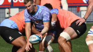 PRETORIA, SOUTH AFRICA - MAY 16: Cameron Hanekom of the Bulls during the Vodacom Bulls training session at Loftus Versfeld Stadium on May 16, 2024 in Pretoria, South Africa. (Photo by Lee Warren/Gallo Images)