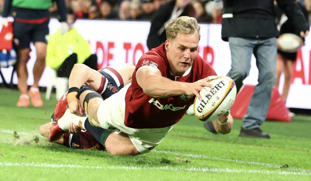 Duhan van der Merwe try 2 July 2025 Chris Hyde Getty Images