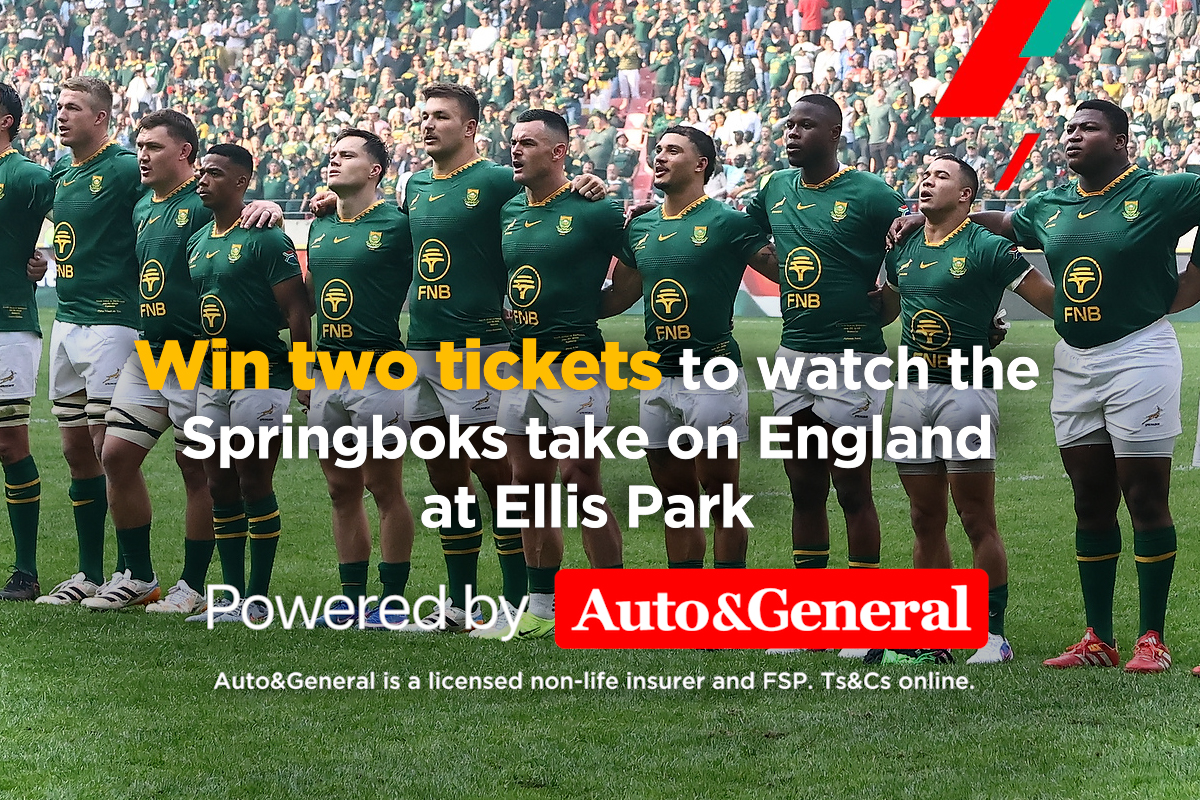 WIN double tickets to Boks vs England!