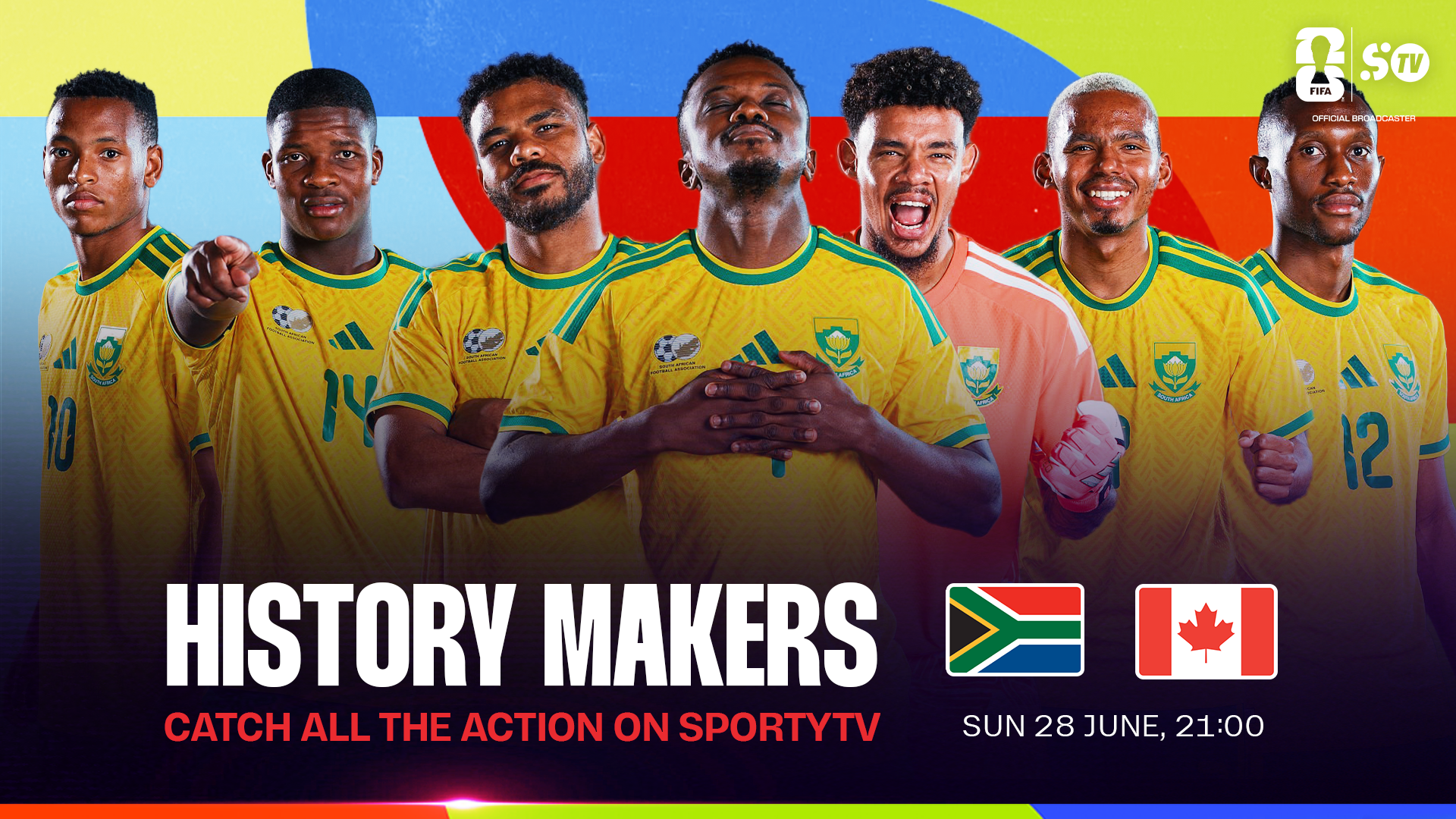 History Made: Bafana Bafana into the knockouts – and SportyTV take SA with them