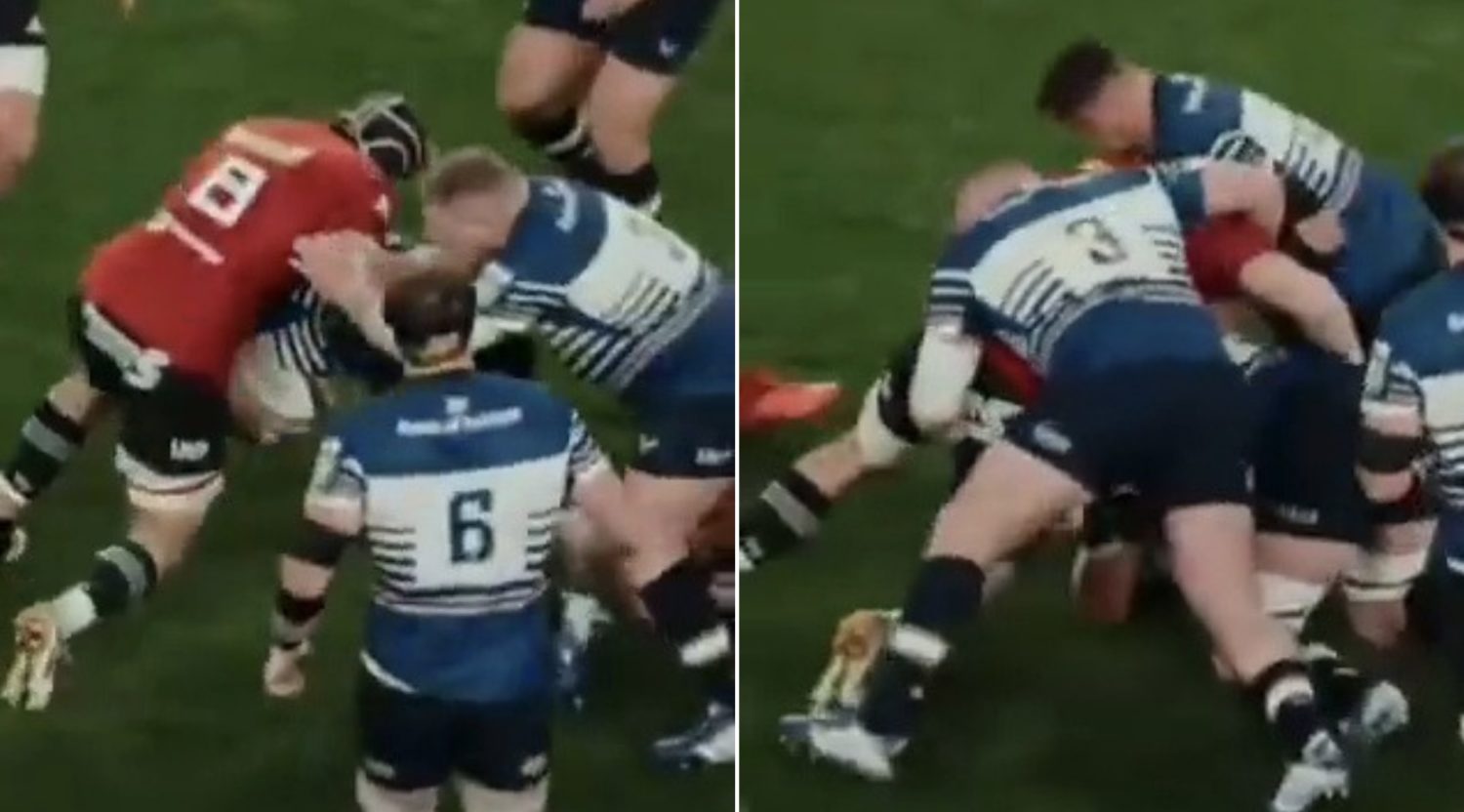 Watch: Testicles targeted or accident?