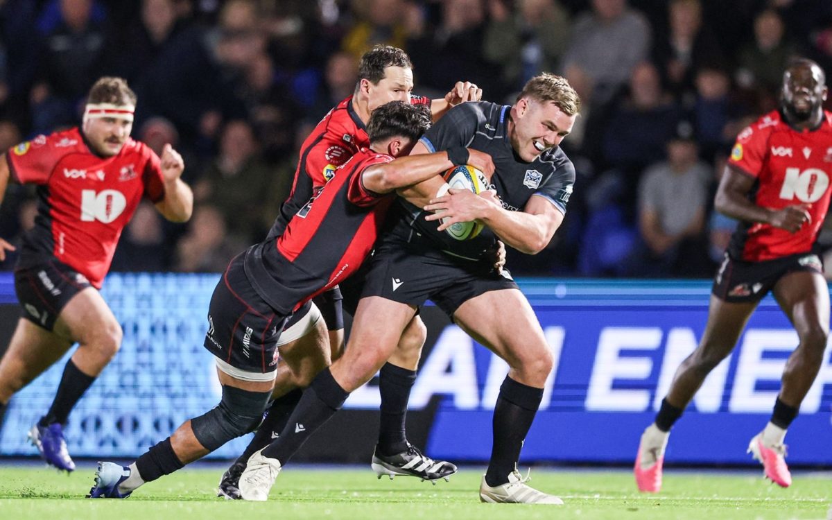 Photo: SA Rugby magazine Glasgow Warriors Hold Off Spirited Lions to Maintain Unbeaten Run